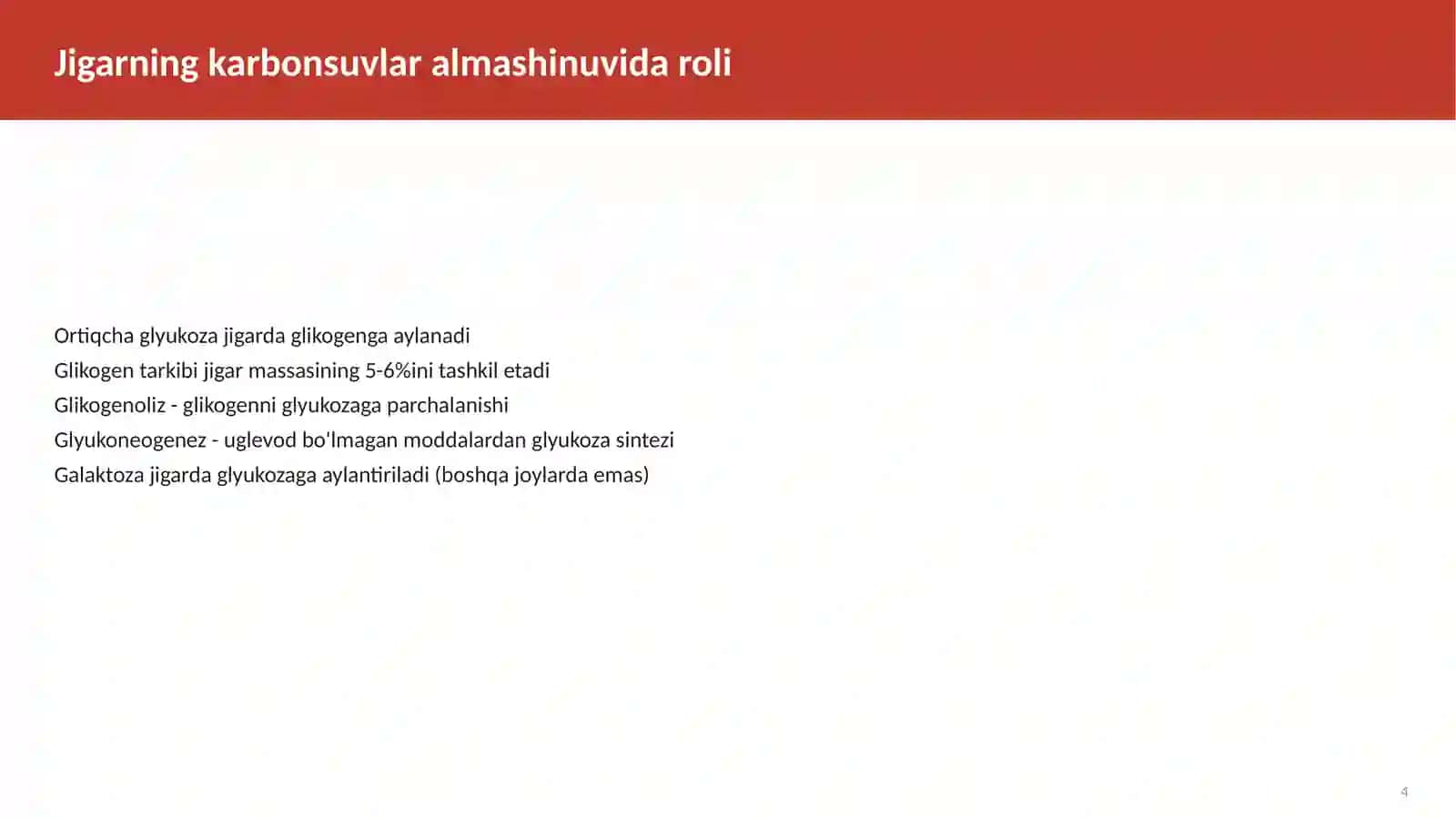 Jigar Biokimyosi 4