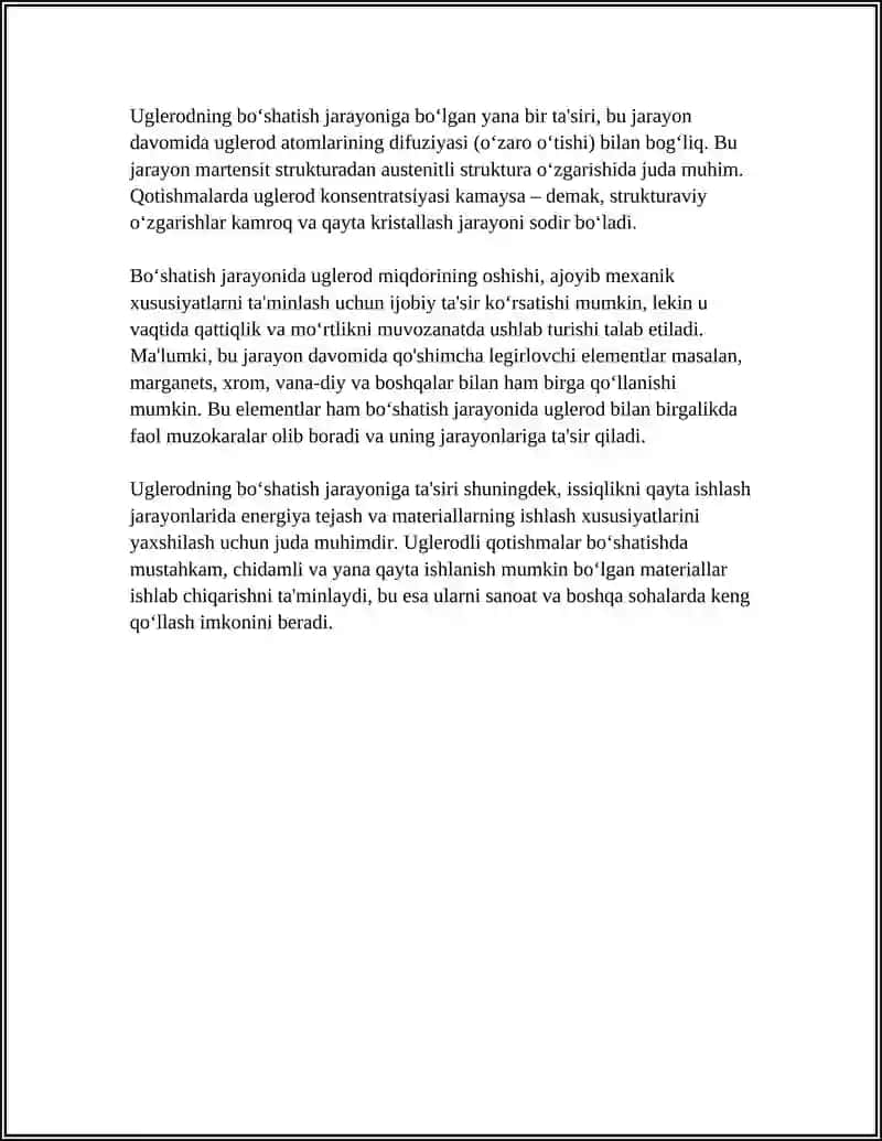 BO‘SHATISH JARAYONIGA LEGIRLOVCHI ELEMENTLARNI TASIRI 4