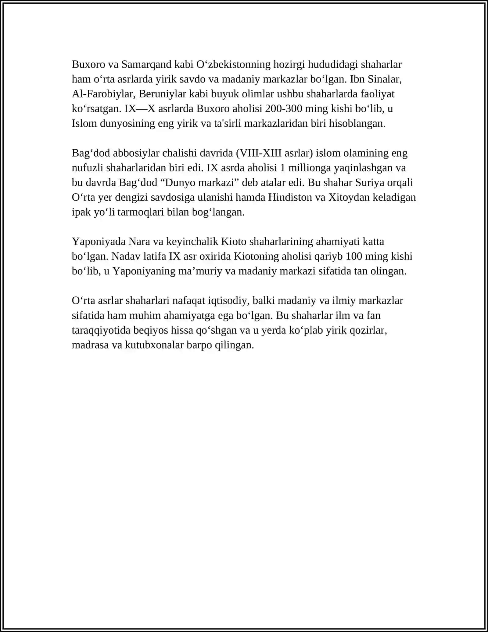 RIVOJLANGAN OʼRTA ASRLAR ARXEOLOGIYASI 4