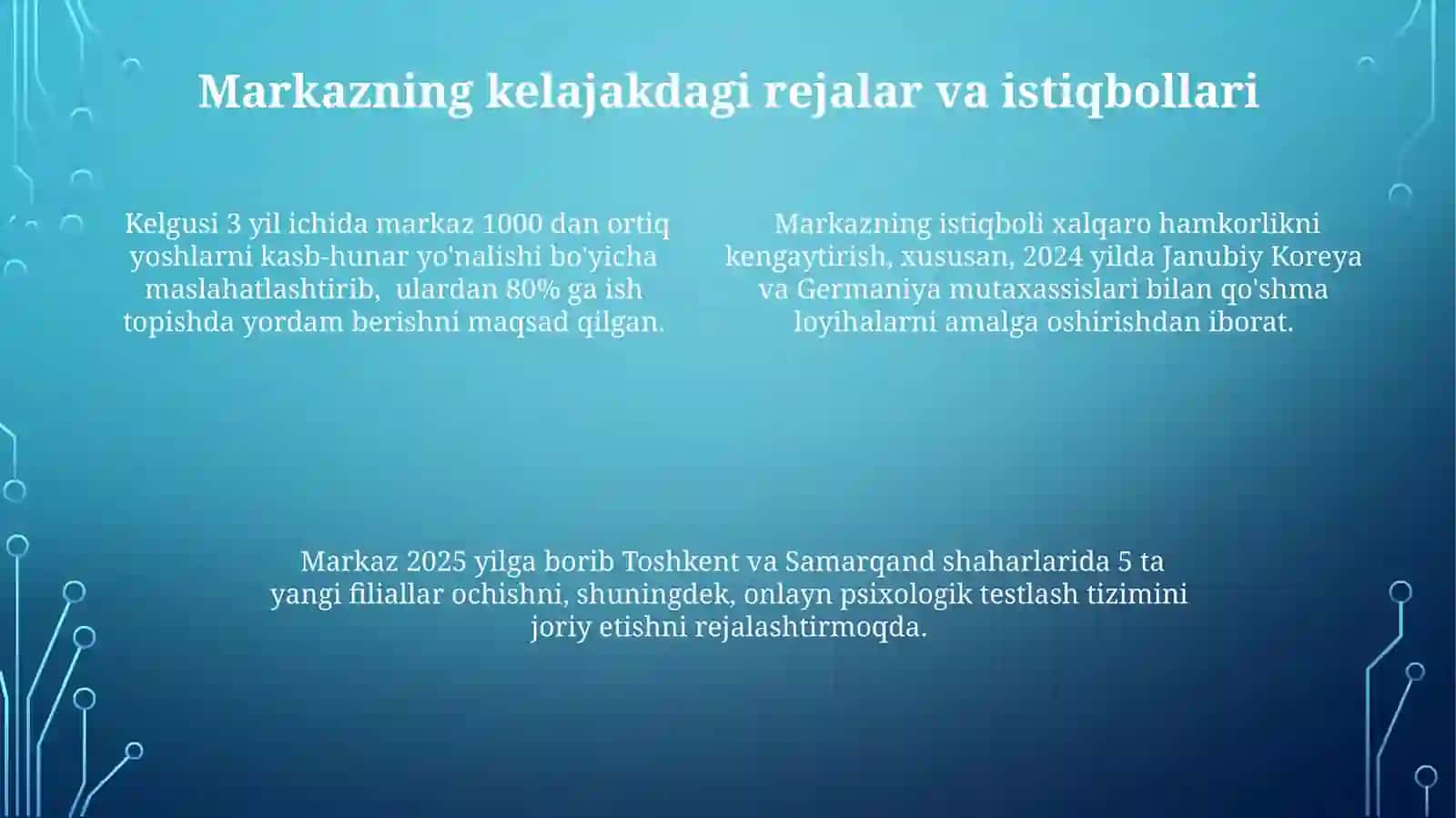 Kasb-hunar yo'nalishi va diagnostika markazi 4
