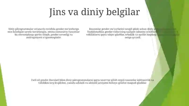 Diniy Ramzlarning Zamonaviy Talqinlari 4
