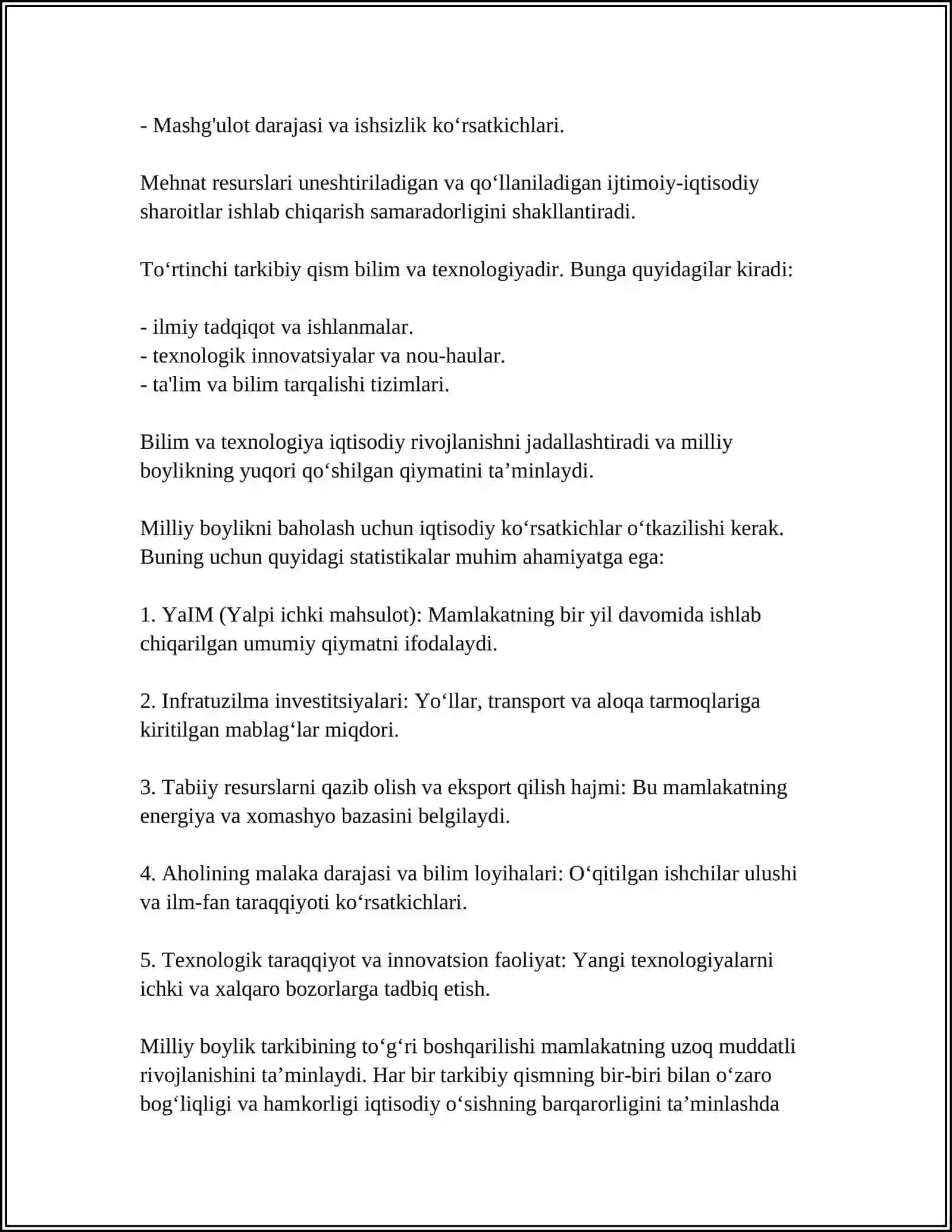 MILLIY BOYLIK STATISTIKASI 4