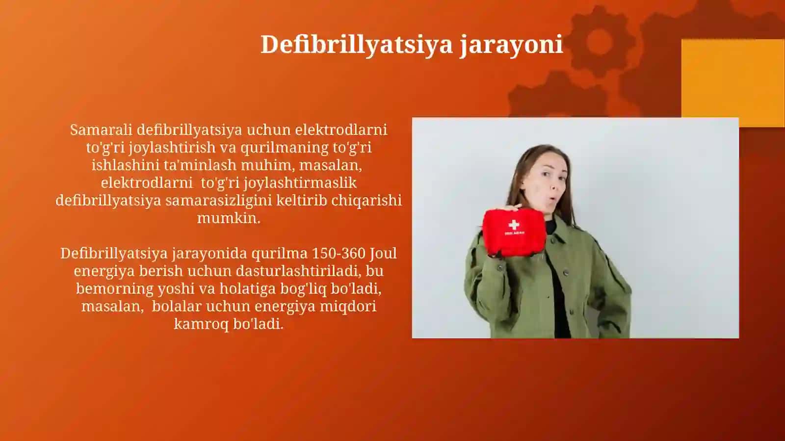 Yurak va nafas olish faoliyati to'xtaganda birinchi tibbiy yordam 4