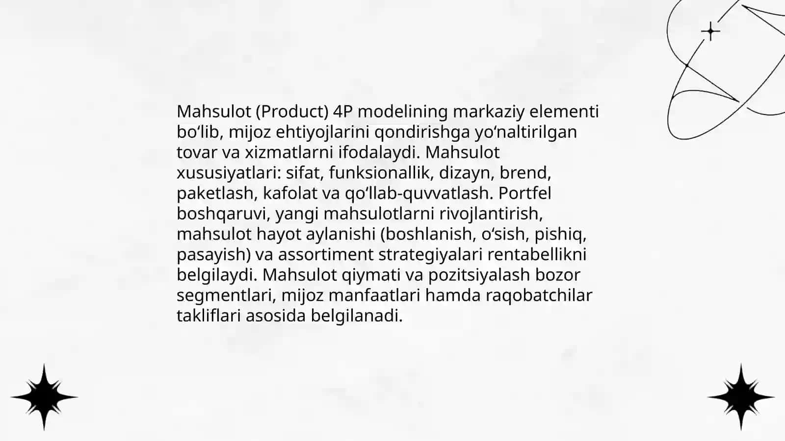Marketing mix tushunchasi 4