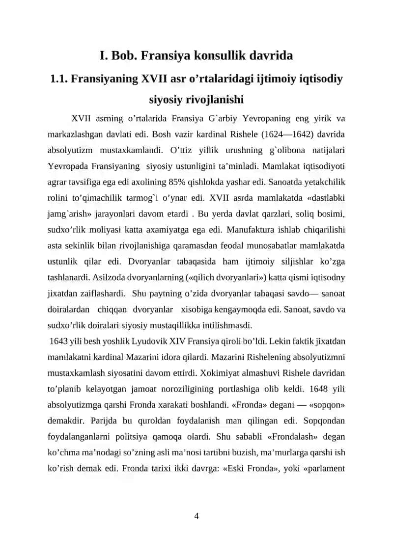 Fransiya konsullik va birinchi imperiya davrida. 4