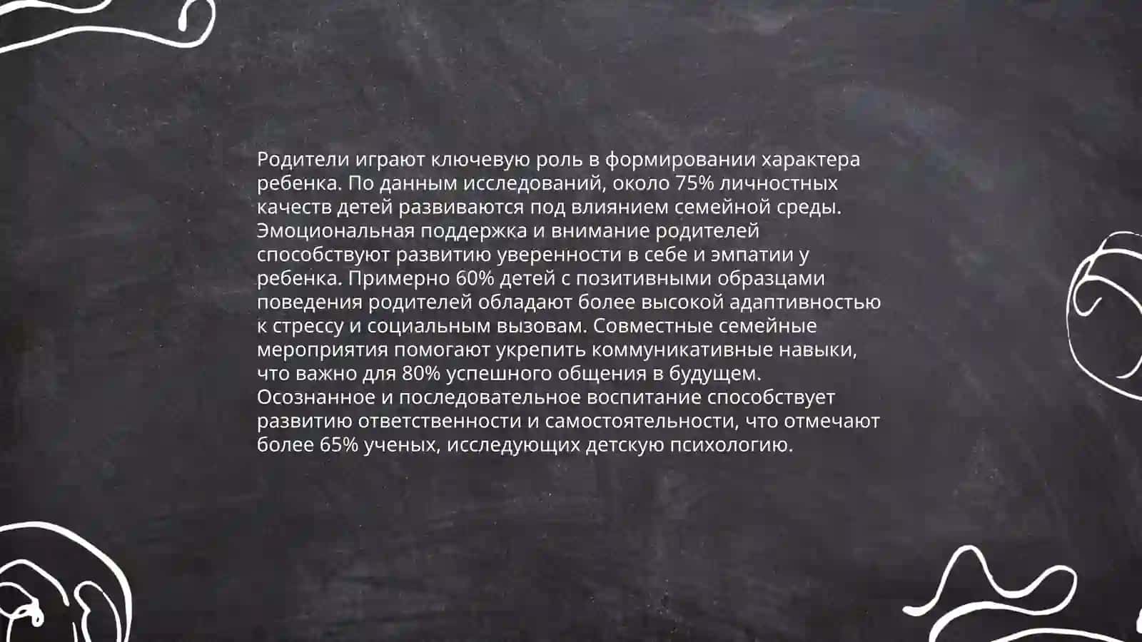 Воспитание человека - зеркало семьи 4