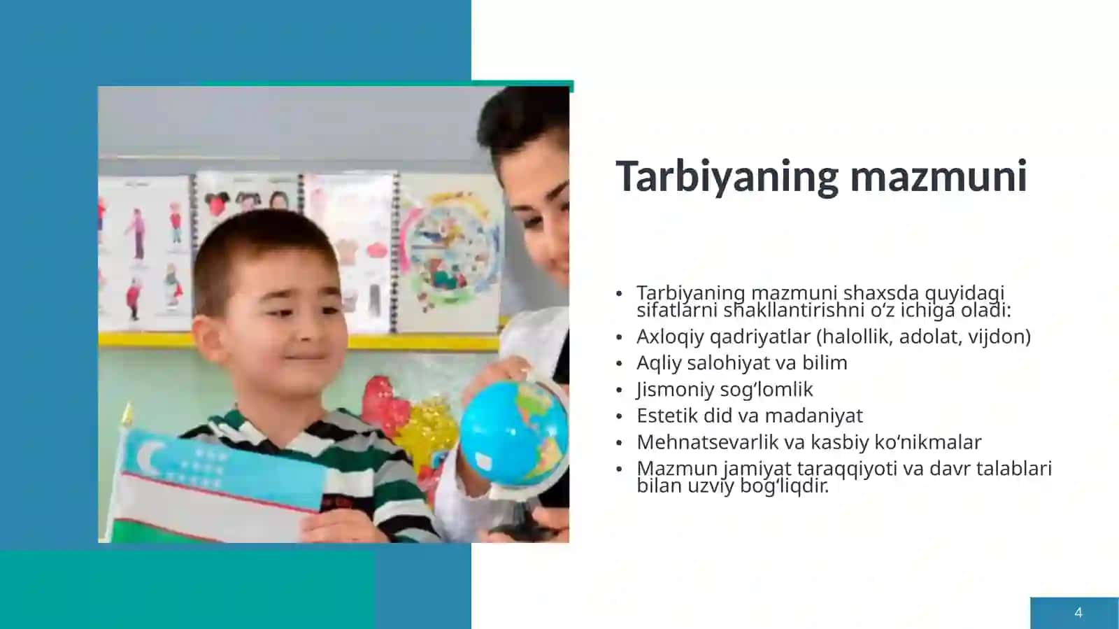 Tarbiyaning mazmuni va asosiy yo’nalishlari 4