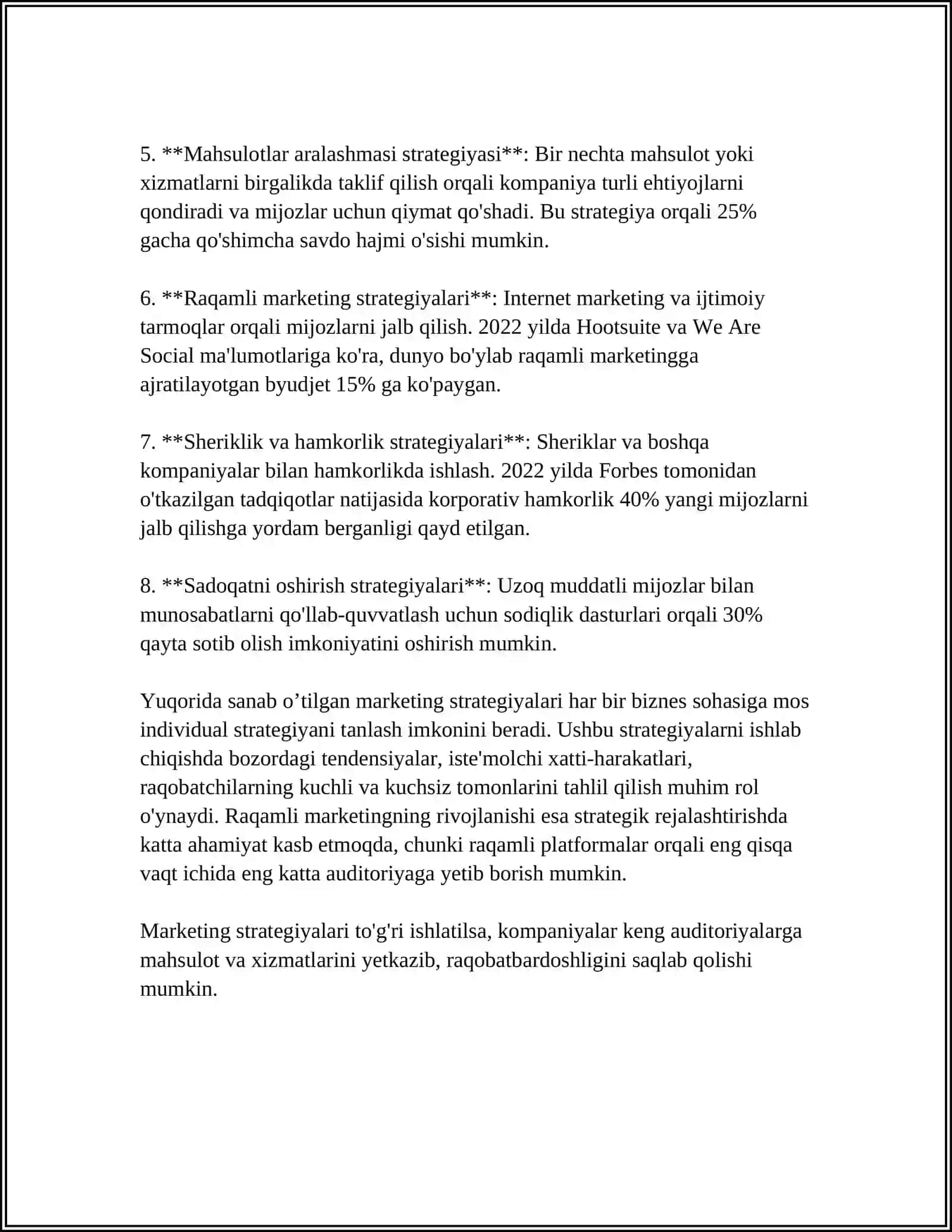 Marketing strategiyalari 4