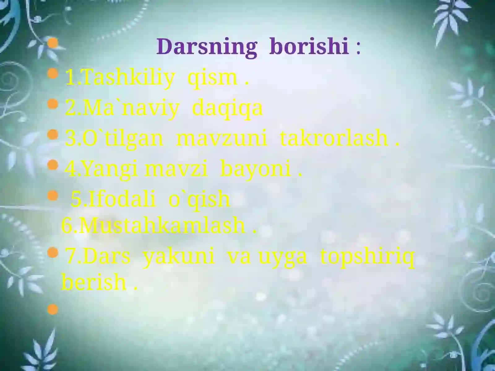 10-sinf Adabiyot fanidan Rustamxon dostoni mavzuda dars ishlanma 4