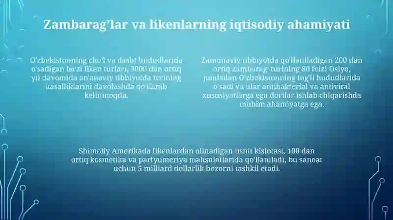 Zambaraklar va likenlar 4