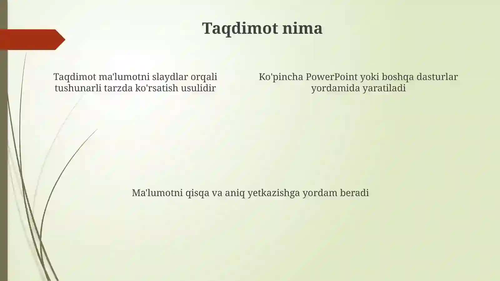 Tekin taqdimot 4