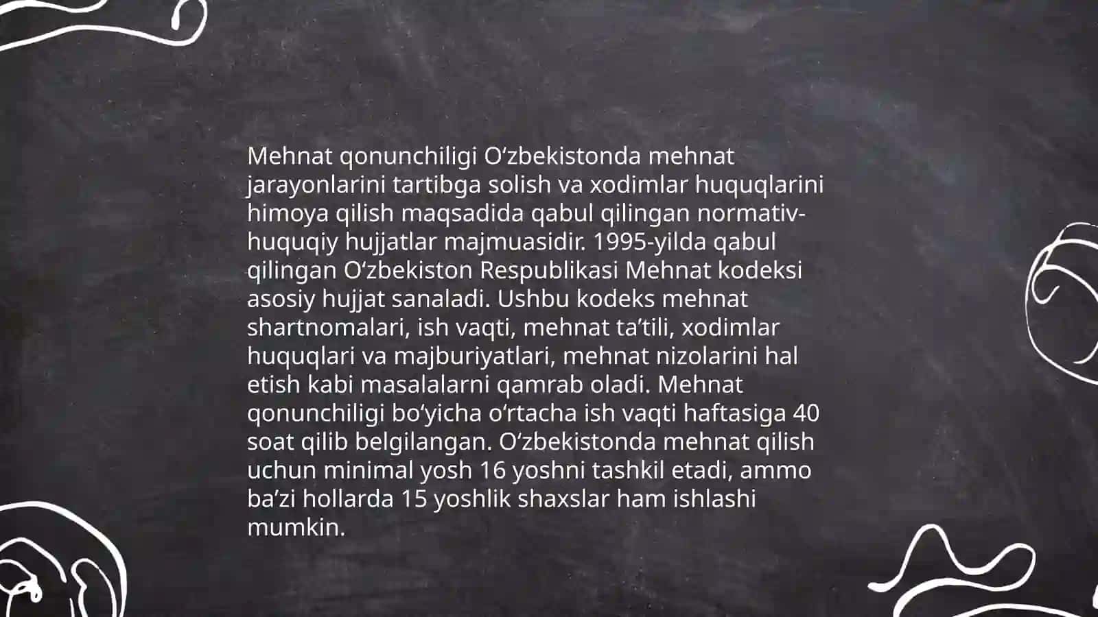 Ish haqi va mehnat munosabatlari 4