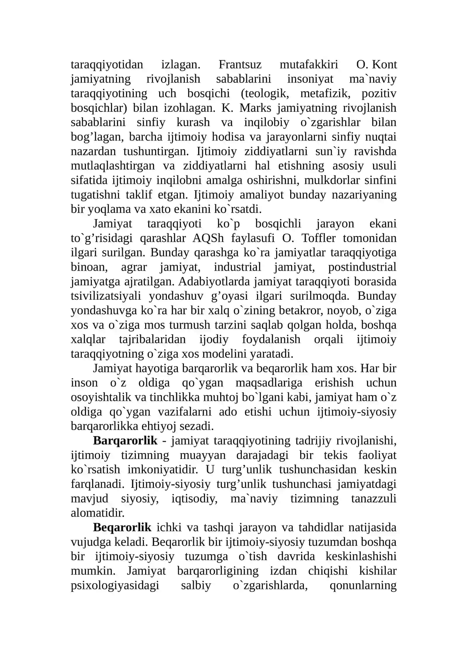 Jamiyat falsafasi 4