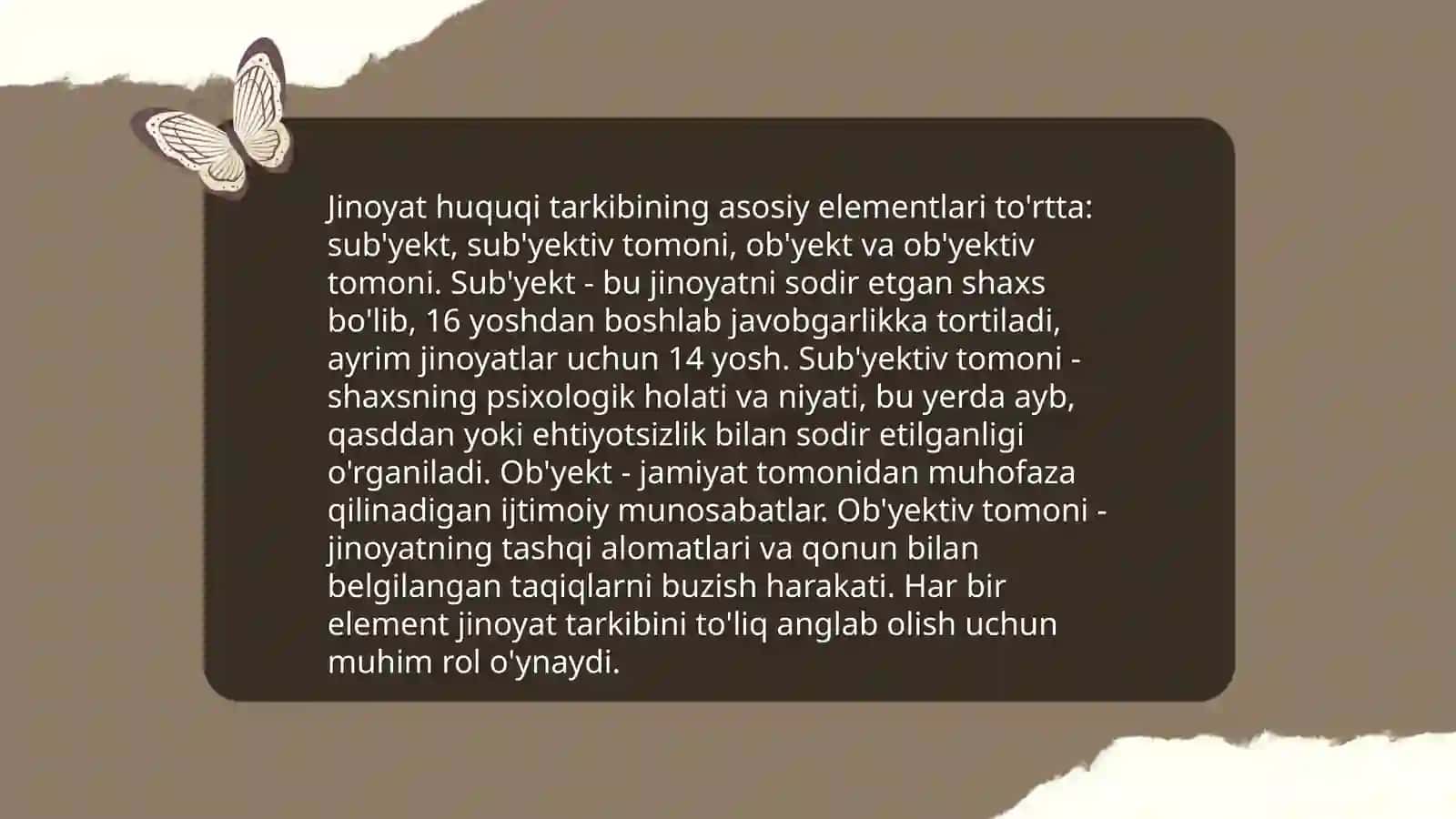 Jinoyat huquqi tarkibi 4