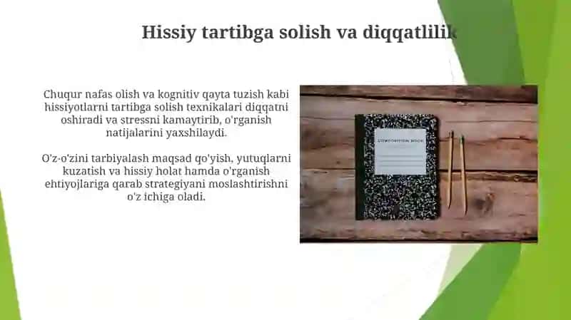 O‘rganishda o‘zini o‘zi boshqarish usullari 4