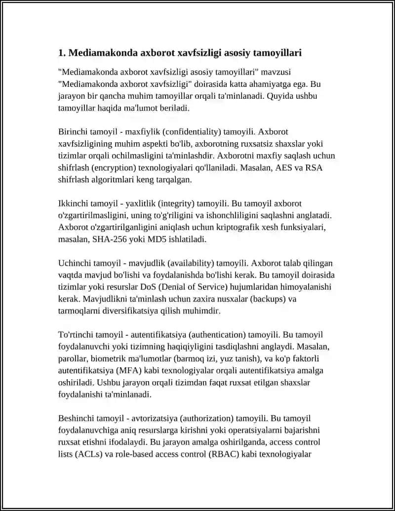 MEDIAMAKONDA AXBOROT XAVFSIZLIGI 4