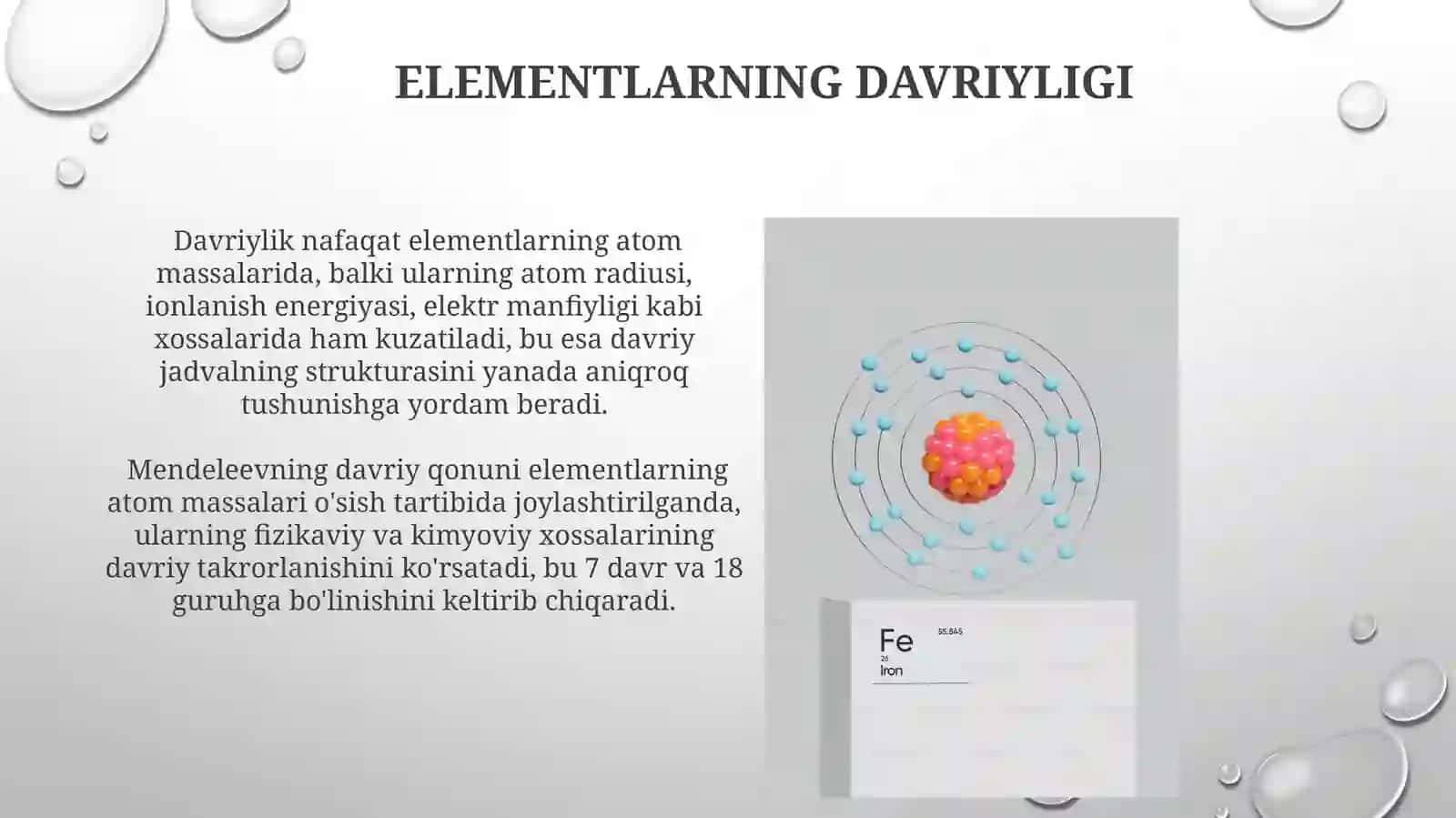Atomning tuzilishi 4