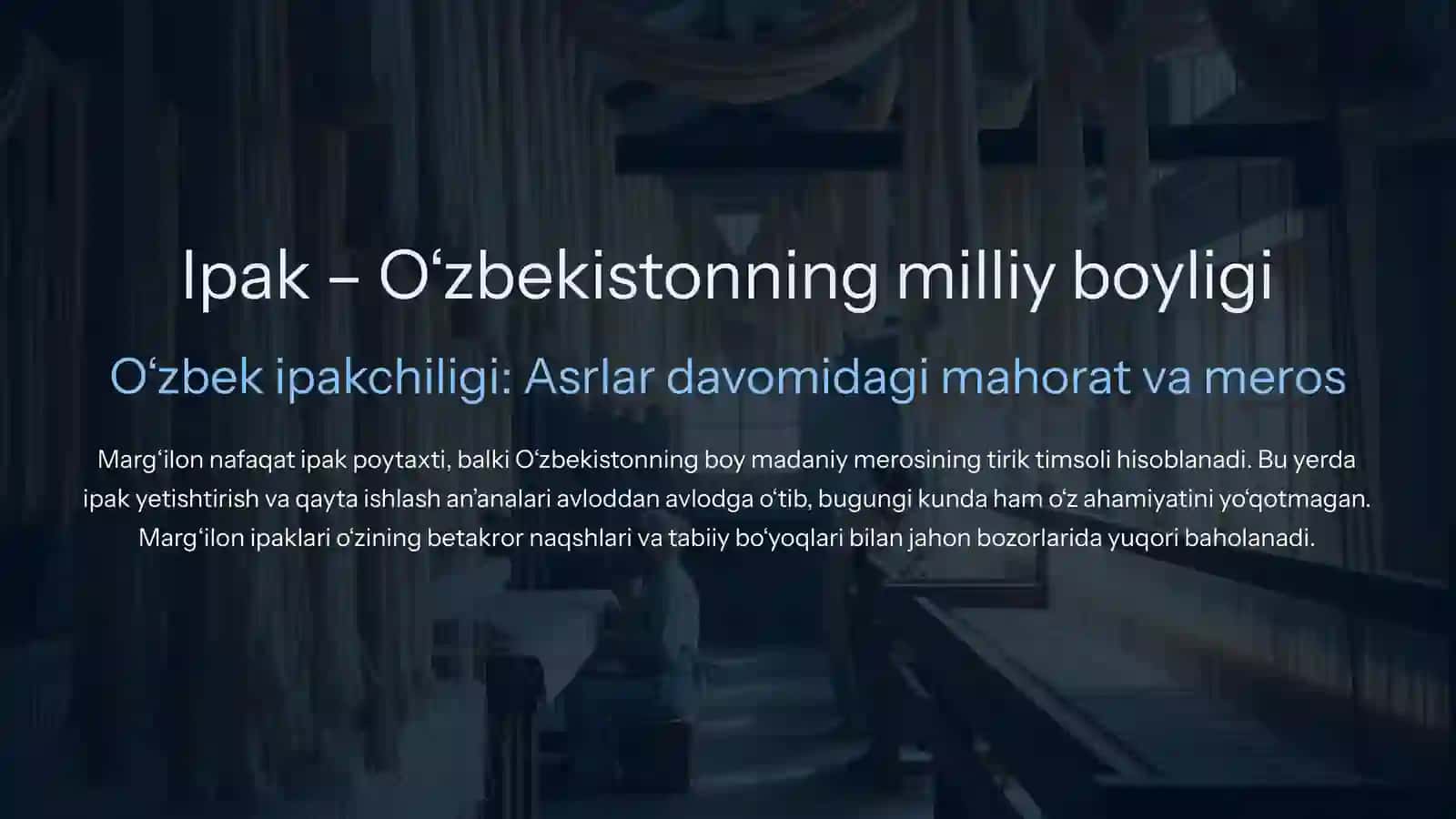 Hunarmandchilikning qadimiy ildizlari 4