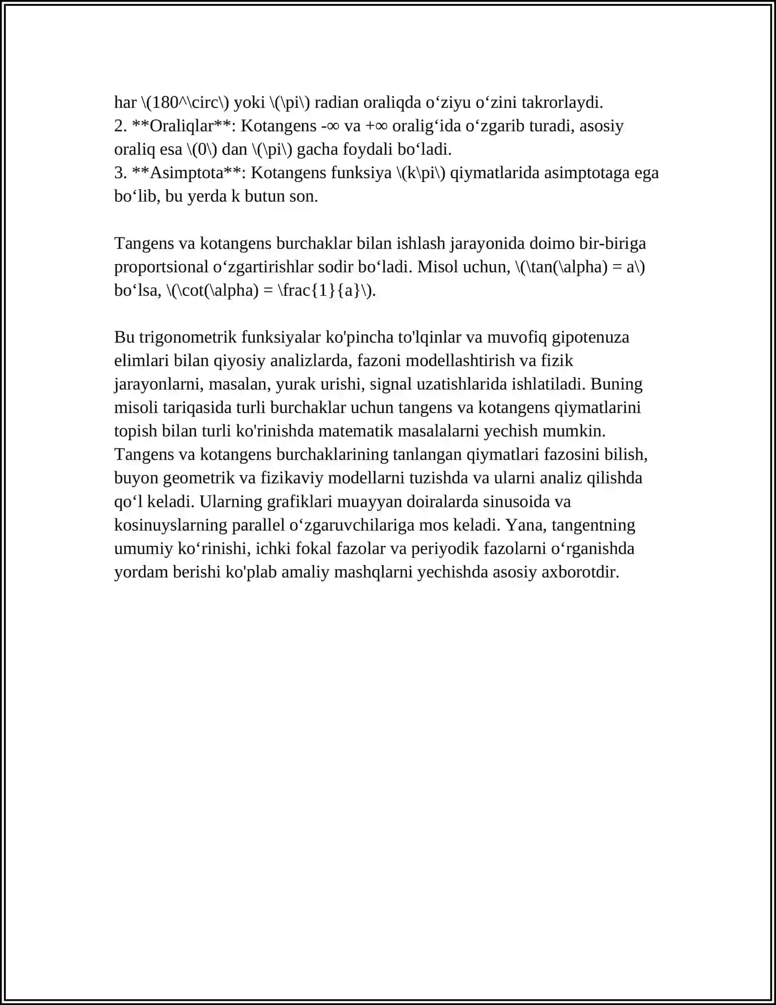 TO'G'RILASH METODIGA DOIR GEOMETRIK MASALALAR 4