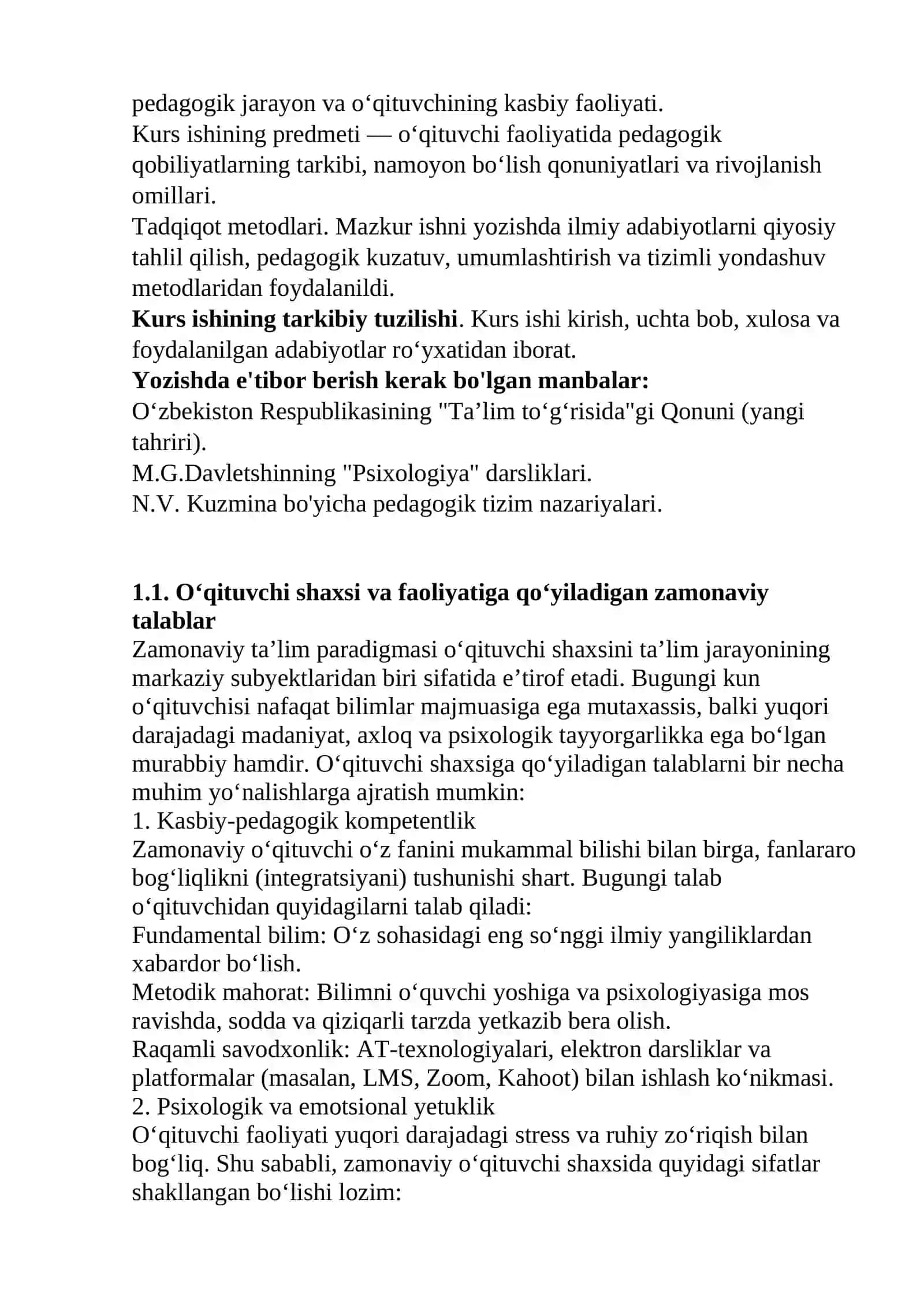 Oʻqituvchi faoliyatida pedagogik qobiliyatlar va ularning turlari 4