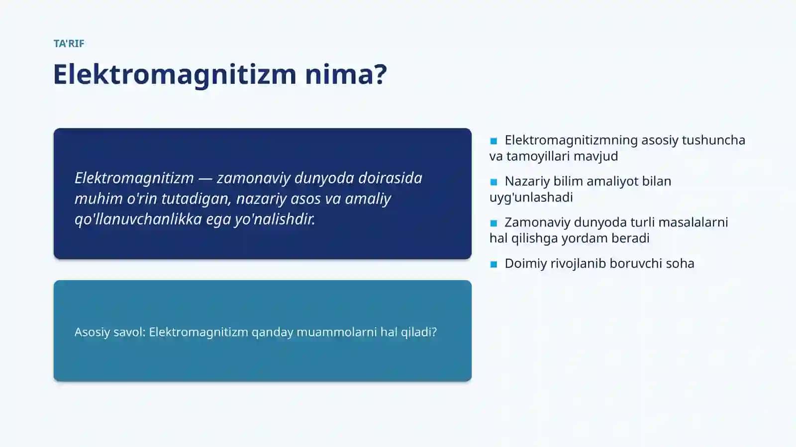 Elektromagnitizm 4