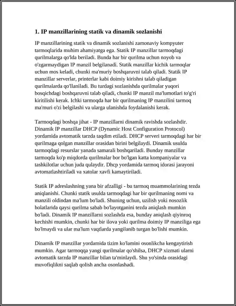 IP,UDP,HTTP,FTP,DHCP,DNS,SOZLAMALARI WINDOWS FIREWALL VA SIMSIZ TARMOQLAR XAVFSIZLIGI UCHUN SNAP XUSUSIYATLARI 4