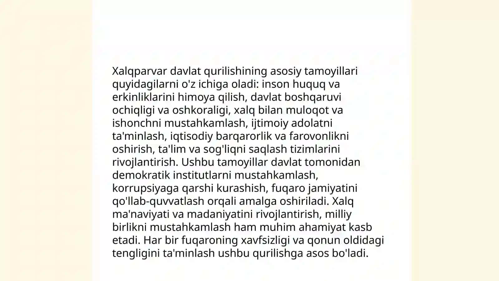 Yangi O‘zbekistonda xalqchil va insonparvar davlat 4