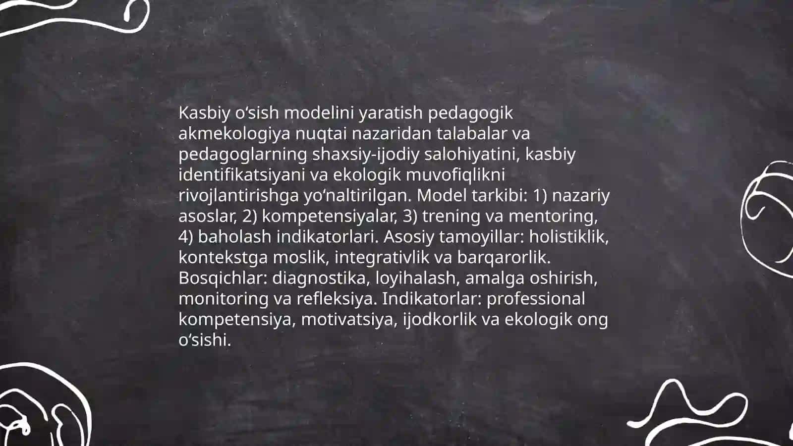Pedagogik akmekologiyada modellashtirish 4