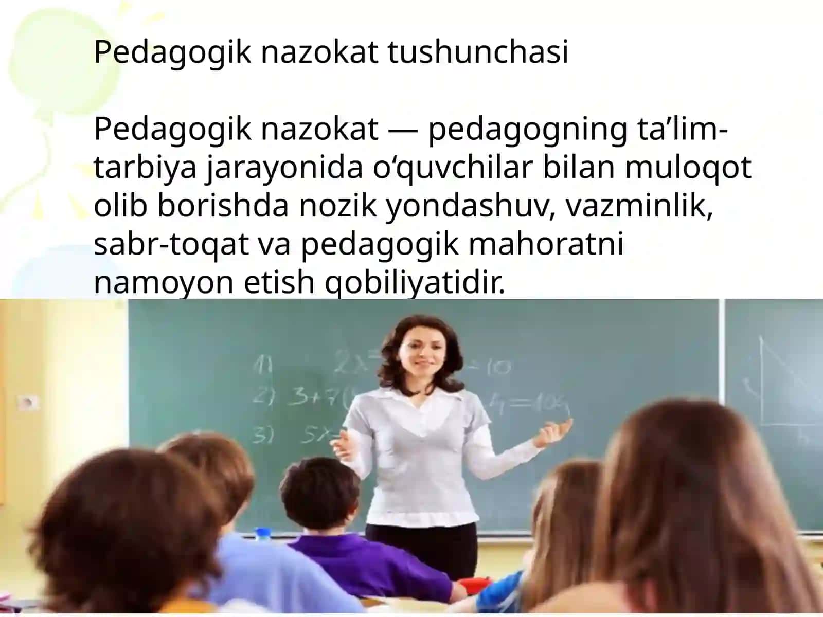 Pedagogik nazokat va odob-axloq 4