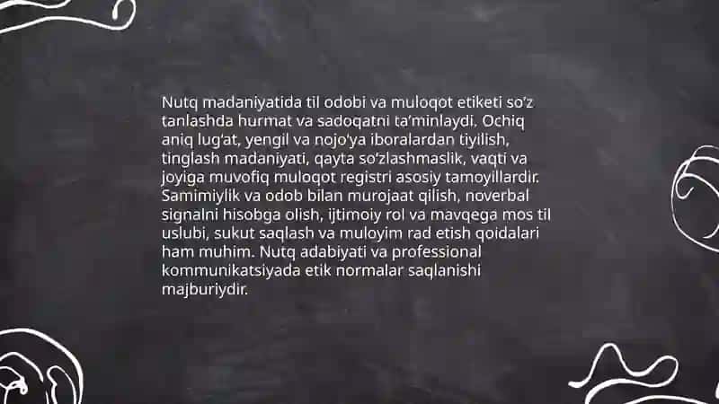 Nutq madaniyati va tilning tasviriy vositalari 4