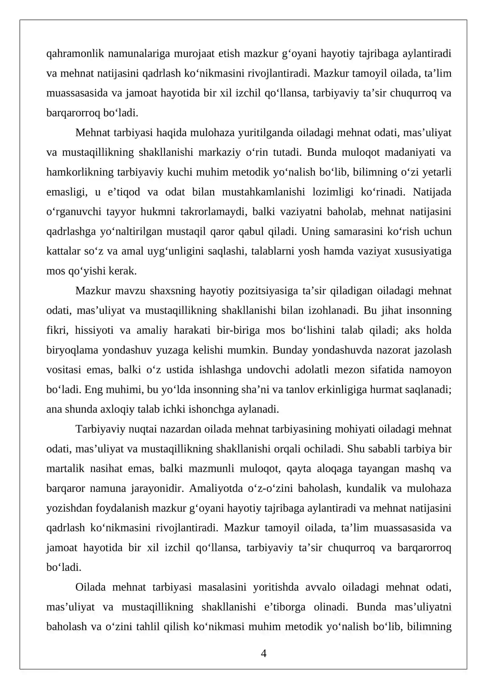 Oilada mehnat tarbiyasi 4