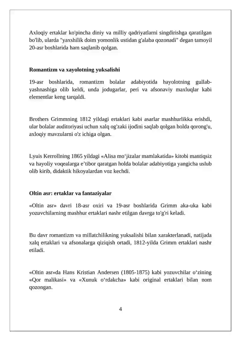 Bolalar kitobxonligi tarixi 4