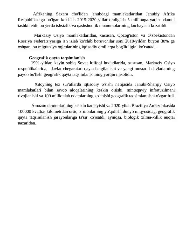 Dunyoning qayta taqsimlanishi 4