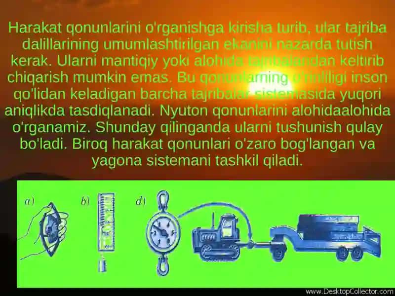 NYUTON QONUNLARI 4