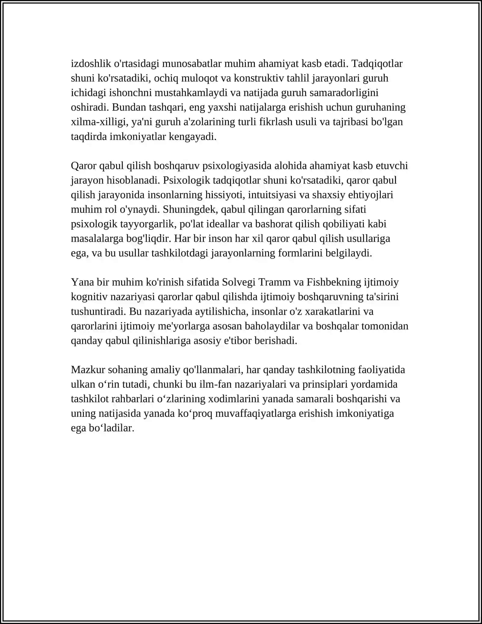 ISBOTLARGA ASOSLANGAN AMALIYOT IJTIMOIY OZCHILIK 4