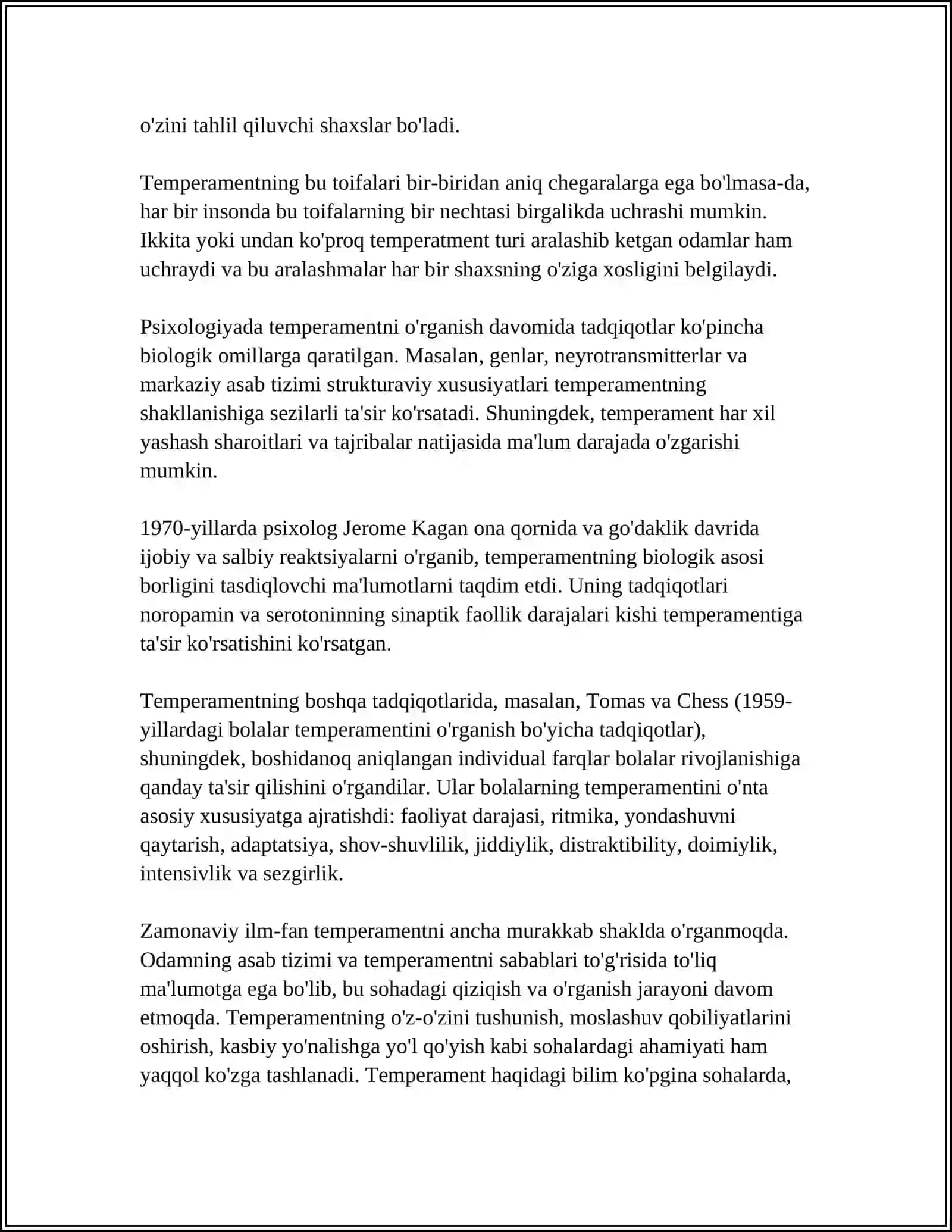 TEMPERAMANT VA UNING NAZARIYALARI 4
