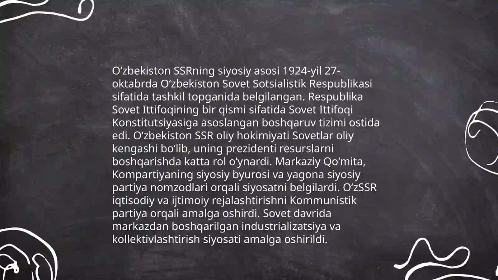 O’zbekiston SSRning tashkil topishi 4