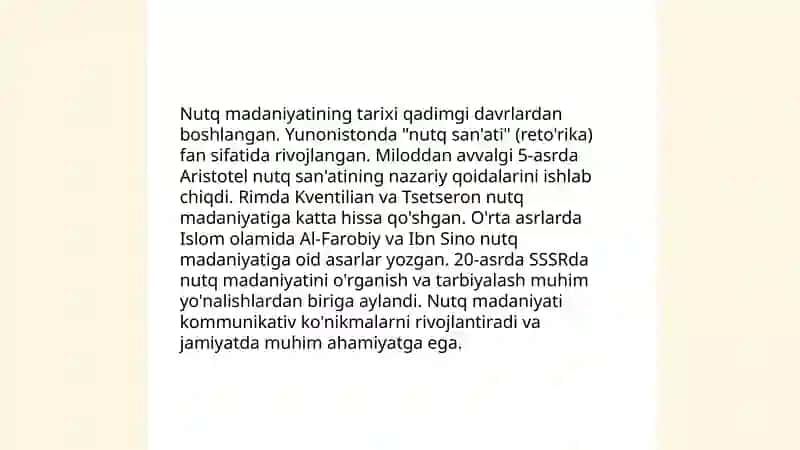 Nutq madaniyati va uning ijtimoiy òrni 4