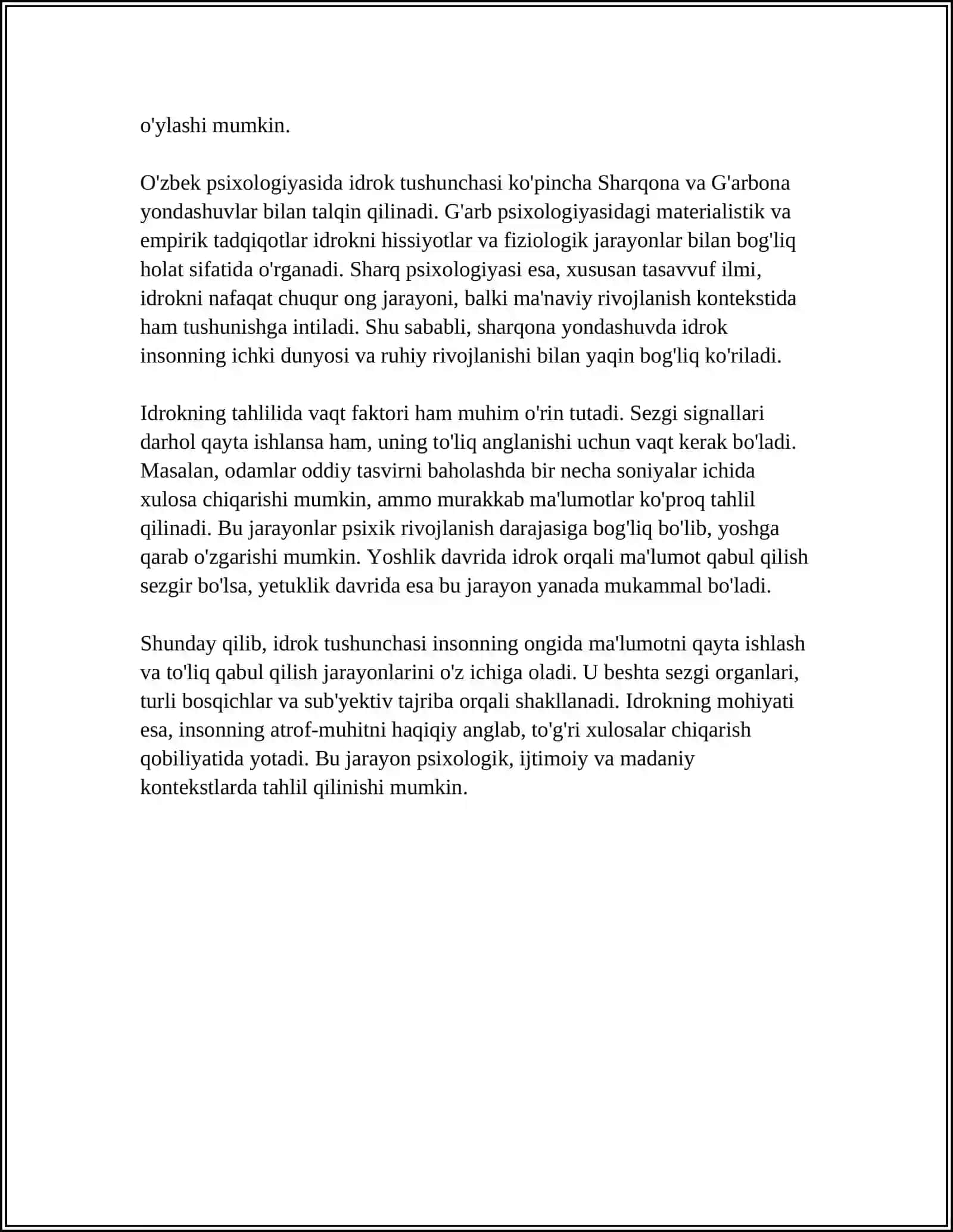 IDROK HAQIDA TUSHUNCHA VA XUSUSYATLARI 4