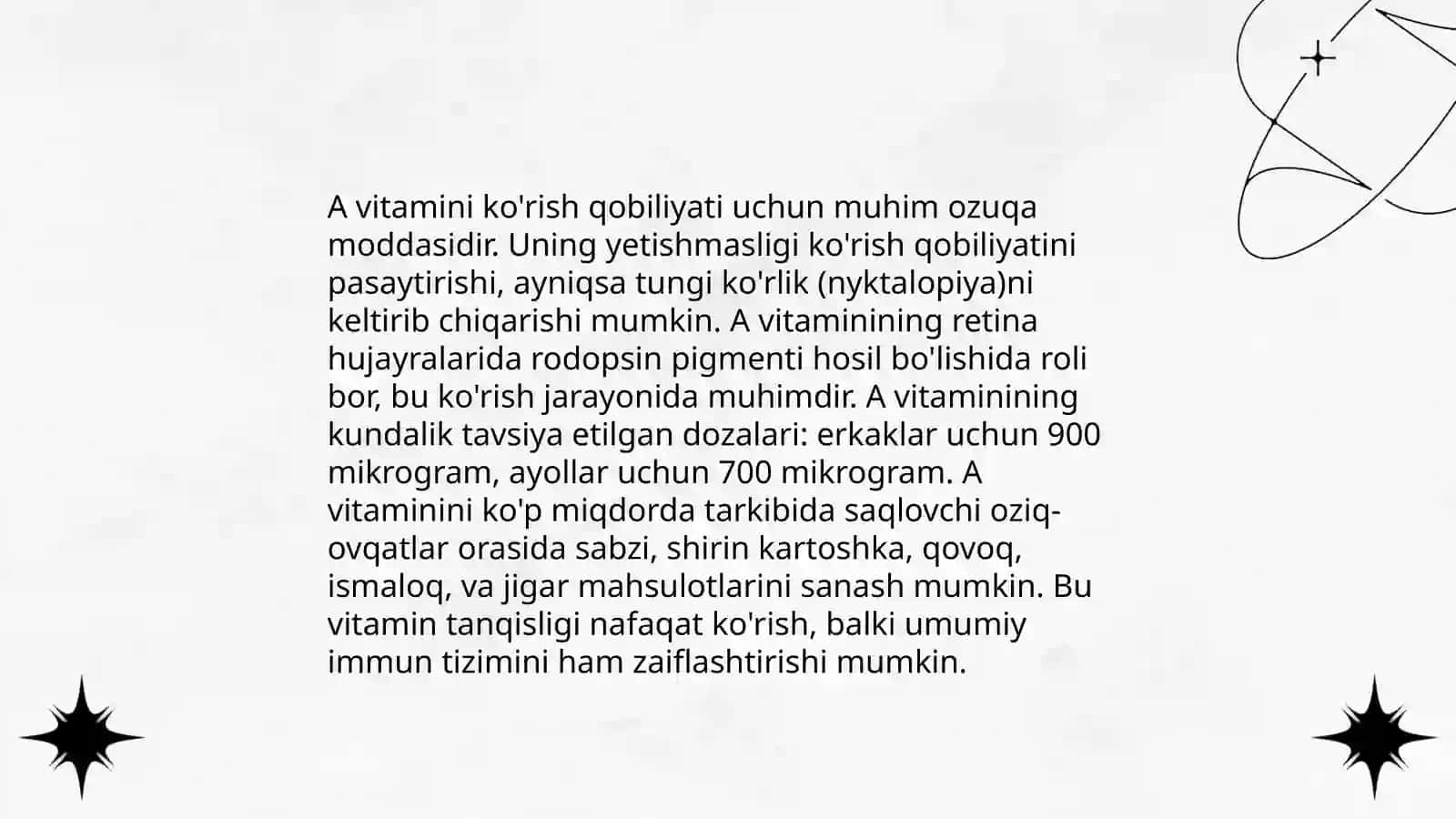 Vitaminlar va ularni organizm uchun ahamiyati 4