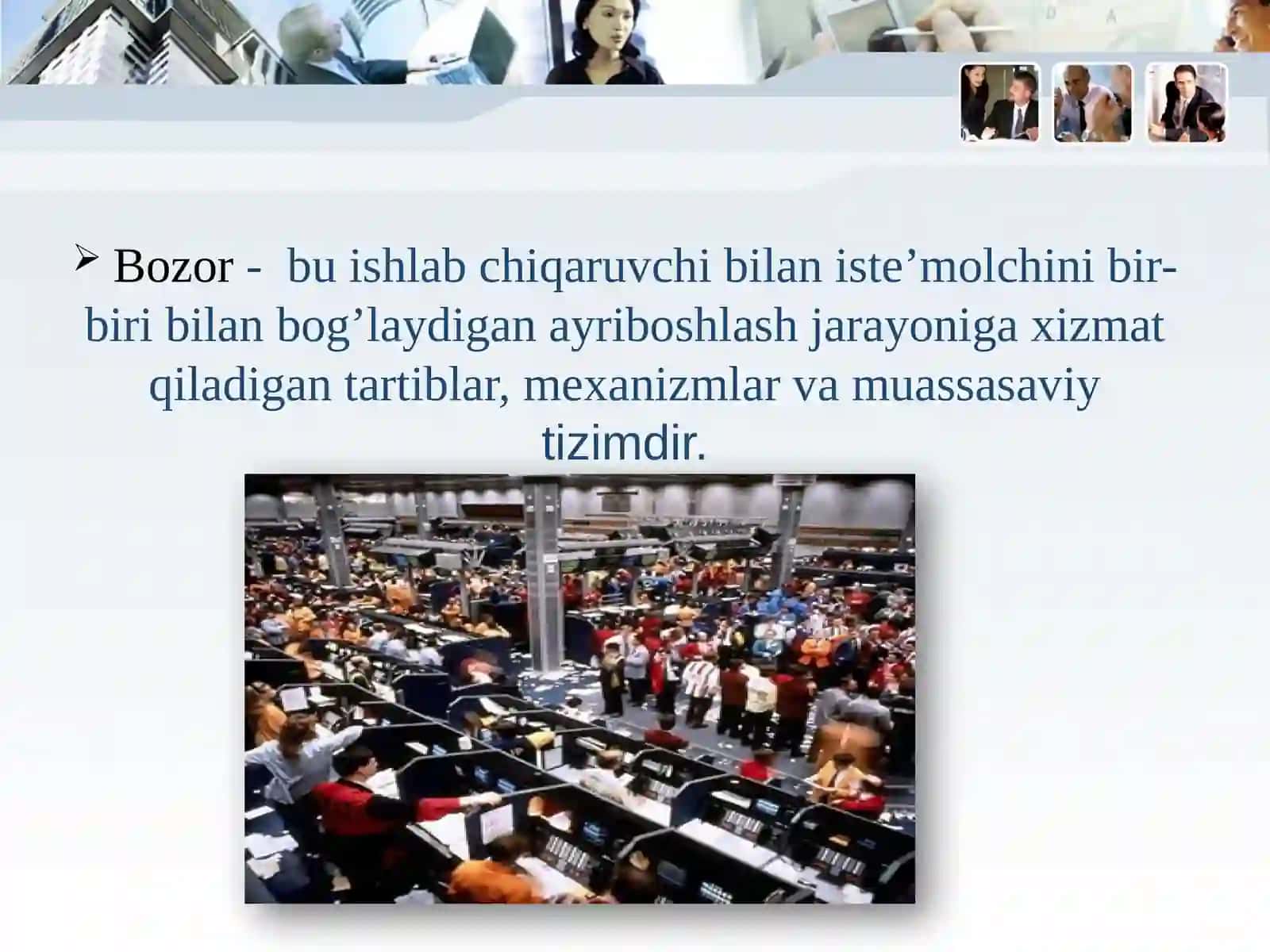 Bozor muvozanati 4