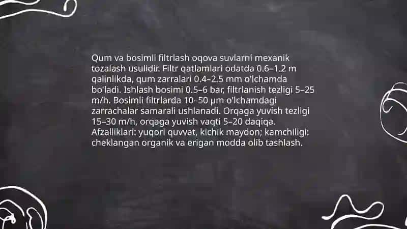 Oqova suvlarni tozalash usullari 4