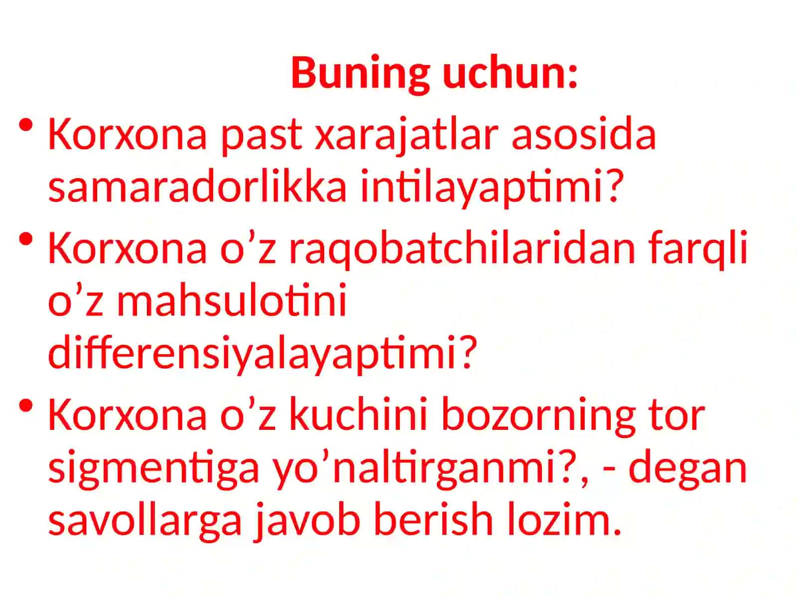 STRATEGIYANI AMALGA OSHIRISH VA NAZORATETISH 4