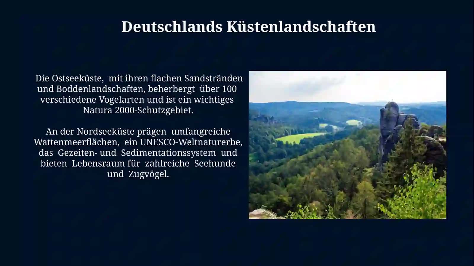 Natürliche Landschaften von Deutschland 4