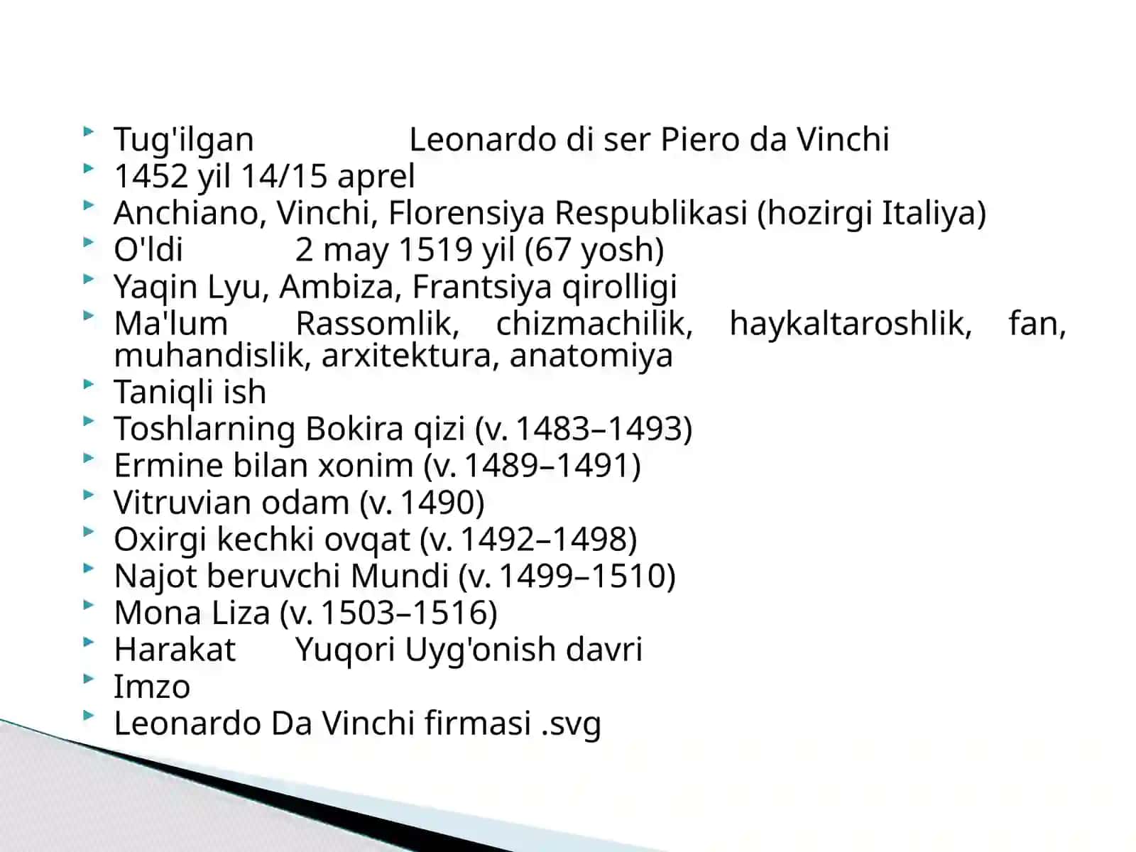 Leanardo davinchi 4