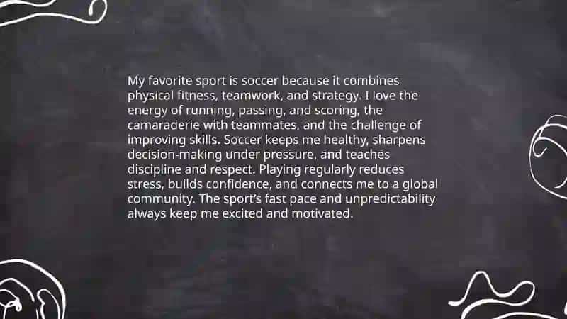 Sport in my life 4