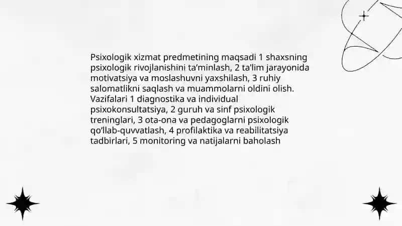 Psixologik xizmat predmeti 4