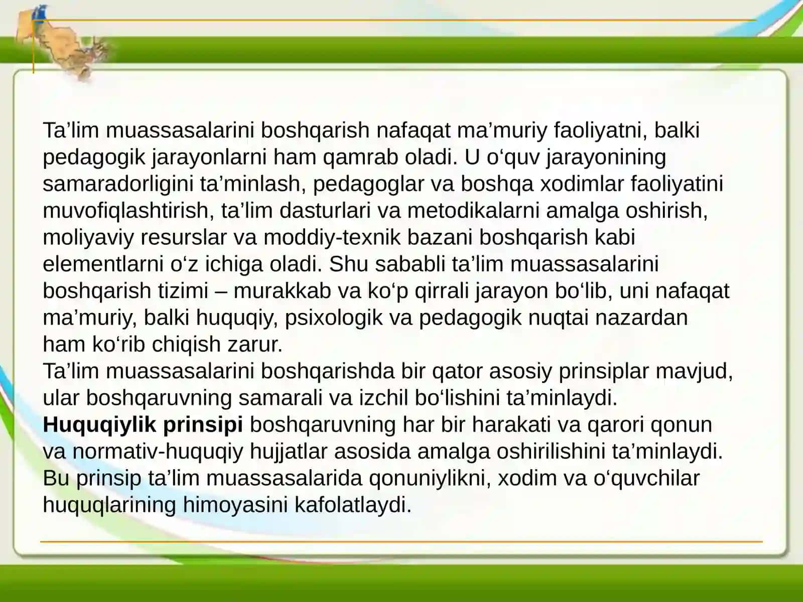 Ta'lim muassasalarini boshqarish funksiyasi 4