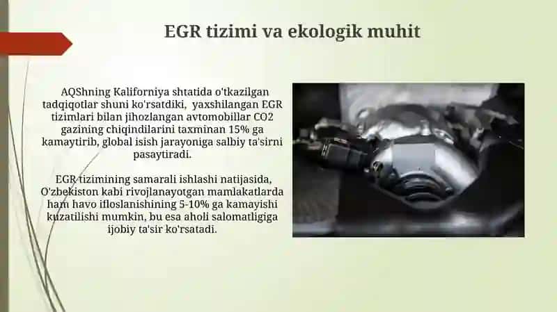 Avtomobil egr tizimi 4