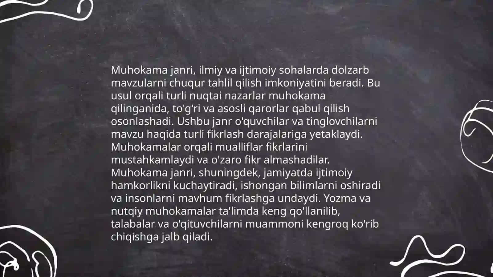 Tasviriy hikoya va muhokama 4